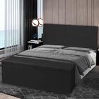 Kit Cabeceira E Calçadeira Baú Casal 1,40m Berlim Material Si