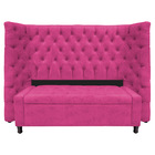 Kit Cabeceira E Calçadeira Baú Casal Everest P02 140 Cm Para