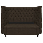 Kit Cabeceira E Calçadeira Baú Casal Everest P02 140 Cm Para