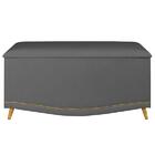 Kit Cabeceira E Calçadeira Baú Estofada Kate Casal 140 Cm Par