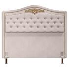 Kit Cabeceira E Calçadeira Baú Estofada Kate Casal 140 Cm Par