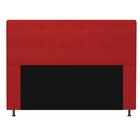 Kit Cabeceira E Calçadeira Baú Estofada Mel 160 Cm Queen Size