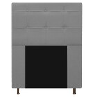 Kit Cabeceira E Calçadeira Baú Estofada Mel 90 Cm Solteiro Co