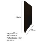 Kit Cabeceira E Calçadeira Baú Estofada Mel 90 Cm Solteiro Co