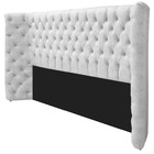 Kit Cabeceira E Calçadeira Baú King Everest P02 195 Cm Para C