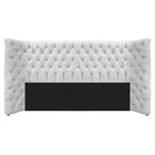 Kit Cabeceira E Calçadeira Baú King Everest P02 195 Cm Para C