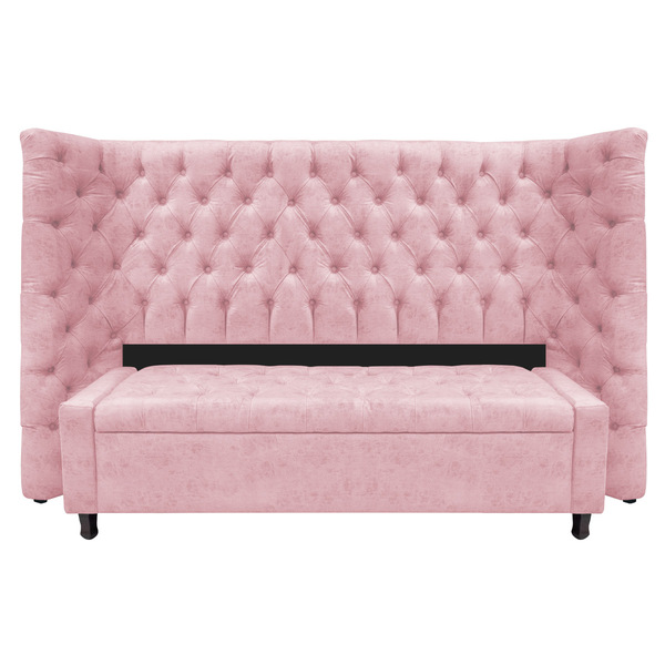 Kit Cabeceira E Calçadeira Baú King Everest P02 195 Cm Para C