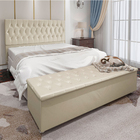 Kit Cabeceira E Calçadeira Baú Queen 1 60m Madrid Suede - Pal