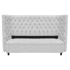 Kit Cabeceira E Calçadeira Baú Queen Everest P02 160 Cm Para