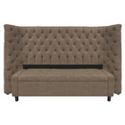 Kit Cabeceira E Calçadeira Baú Queen Everest P02 160 Cm Para