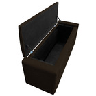 Kit Cabeceira E Calçadeira Baú Queen Minsk P02 160 Cm Para Ca