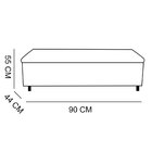 Kit Cabeceira E Calçadeira Baú Solteiro 0 90m Madrid Suede Be