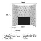 Kit Cabeceira E Calçadeira Baú Solteiro Everest P02 90 Cm Par