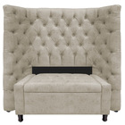 Kit Cabeceira E Calçadeira Baú Solteiro Everest P02 90 Cm Par