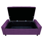 Kit Cabeceira E Calçadeira Baú Solteiro Everest P02 90 Cm Par