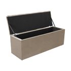 Kit Cabeceira E Calçadeira Cama King 195 Cm Raquel Suede Bege