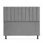 Kit Cabeceira E Calçadeira Casal 140 Cm Cancun Platinum Decor