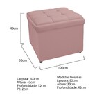 Kit Cabeceira E Calçadeira Copenhague 100 Cm Solteiro Suede R