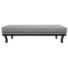 Kit Cabeceira E Calçadeira King Orlando P02 195 Cm Para Cama