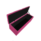 Kit Cabeceira E Calçadeira Liverpool 140 Cm Casal Suede Pink