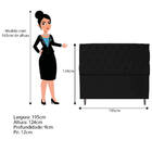 Kit Cabeceira E Calçadeira Liverpool 195 Cm King Size Corano