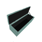 Kit Cabeceira E Calçadeira Liverpool 195 Cm King Size Linho A