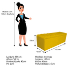 Kit Cabeceira E Calçadeira Liverpool 195 Cm King Size Suede A