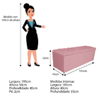 Kit Cabeceira E Calçadeira Liverpool 195 Cm King Size Suede R