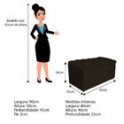 Kit Cabeceira E Calçadeira Liverpool 90 Cm Solteiro Corano Ma