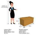 Kit Cabeceira E Calçadeira Liverpool 90 Cm Solteiro Suede Mos