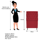 Kit Cabeceira E Calçadeira Liverpool 90 Cm Solteiro Suede Ver