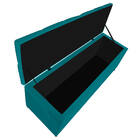 Kit Cabeceira E Calçadeira Manchester 140 Cm Casal Suede - Am