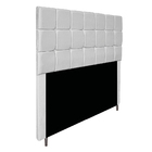 Kit Cabeceira E Calçadeira Manchester 140 Cm Casal Suede Bran