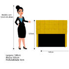 Kit Cabeceira E Calçadeira Manchester 140 Cm Casal Suede - Do