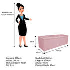 Kit Cabeceira E Calçadeira Manchester 160 Cm Queen Size Coran