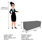 Kit Cabeceira E Calçadeira Manchester 160 Cm Queen Size Linho