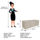 Kit Cabeceira E Calçadeira Manchester 160 Cm Queen Size Suede