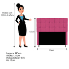 Kit Cabeceira E Calçadeira Manchester 195 Cm King Size Corano