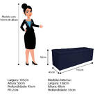 Kit Cabeceira E Calçadeira Manchester 195 Cm King Size Corano