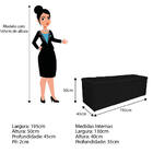 Kit Cabeceira E Calçadeira Manchester 195 Cm King Size Corano