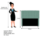 Kit Cabeceira E Calçadeira Manchester 195 Cm King Size Linho