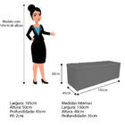 Kit Cabeceira E Calçadeira Manchester 195 Cm King Size Linho