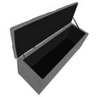 Kit Cabeceira E Calçadeira Manchester 195 Cm King Size Linho