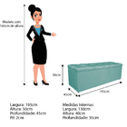 Kit Cabeceira E Calçadeira Manchester 195 Cm King Size Suede