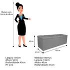 Kit Cabeceira E Calçadeira Manchester 195 Cm King Size Suede