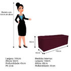 Kit Cabeceira E Calçadeira Manchester 195 Cm King Size Suede