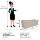 Kit Cabeceira E Calçadeira Manchester 195 Cm King Size Suede