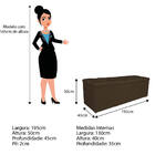 Kit Cabeceira E Calçadeira Manchester 195 Cm King Size Suede