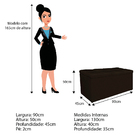 Kit Cabeceira E Calçadeira Manchester 90 Cm Solteiro Corano M