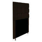 Kit Cabeceira E Calçadeira Manchester 90 Cm Solteiro Corano M